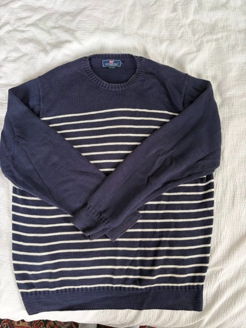 Vineyard Vines Cotton Knit Long Sleeve Sweater